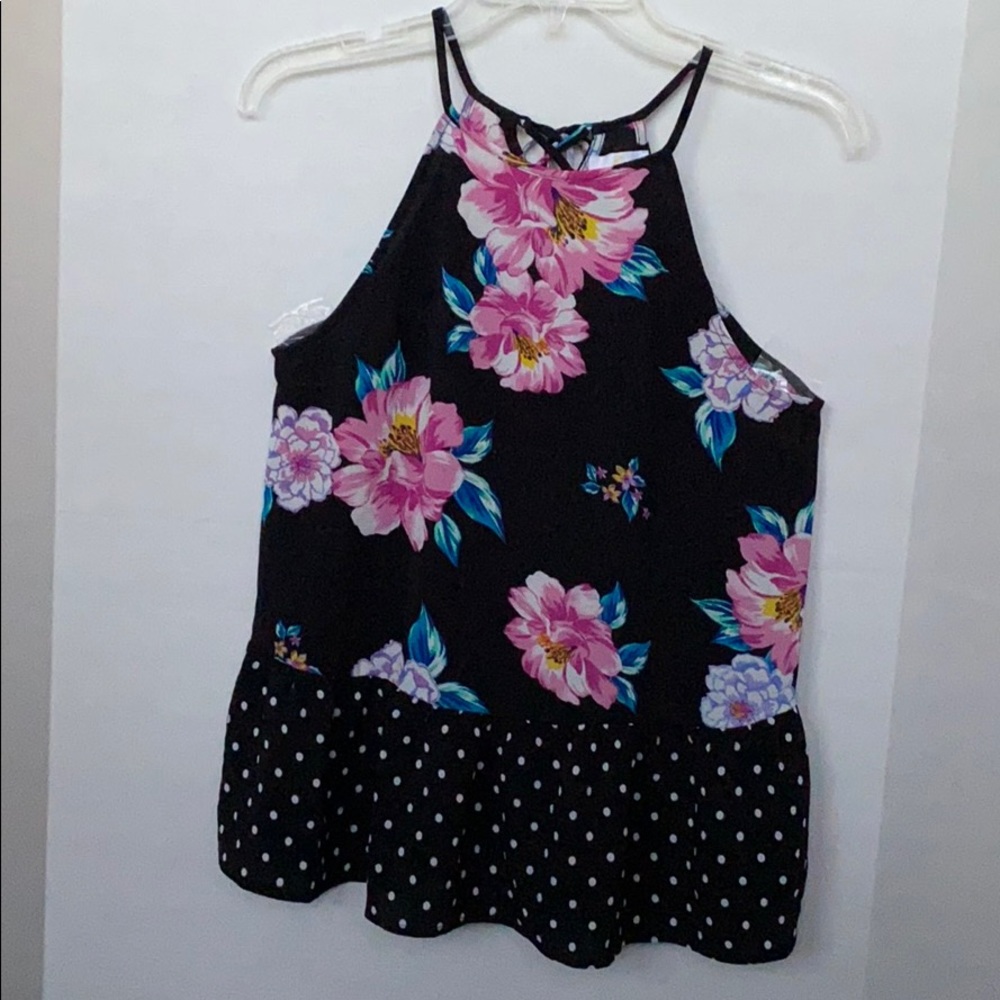 Charming Charlie Floral Top Size S